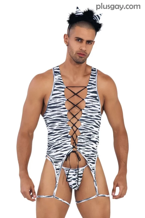 JCSTK - CandyMan 99734 Safari Bodysuit Zebra Print